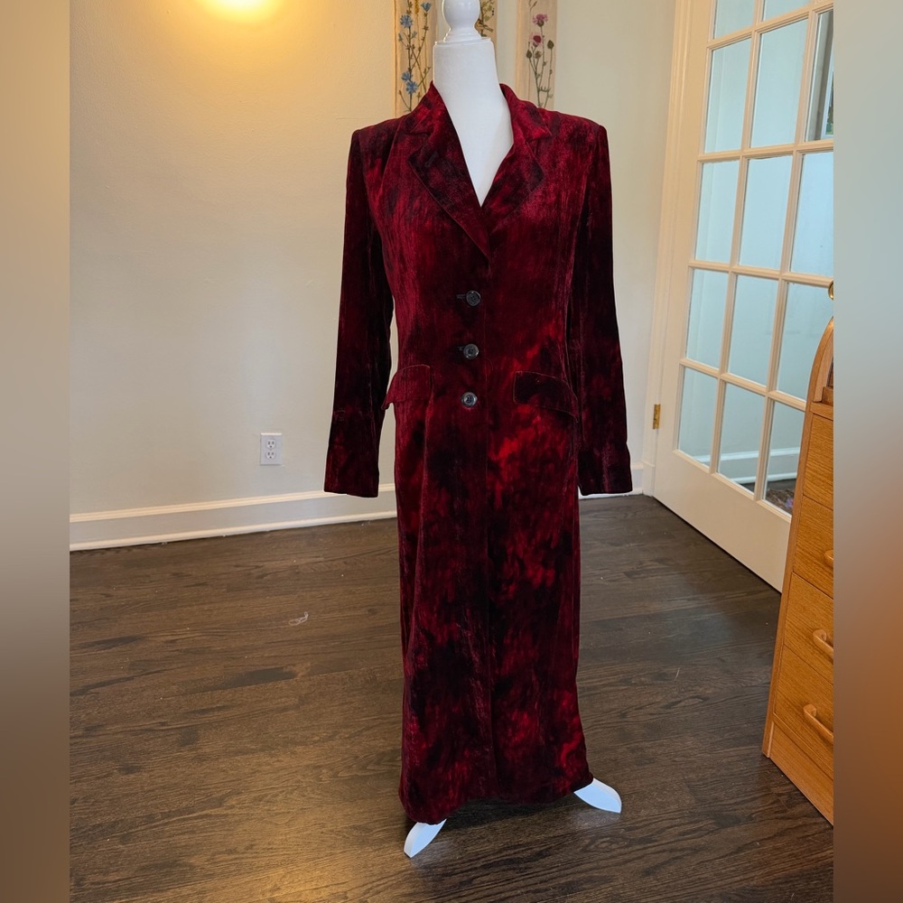 Sonia Rykiel Red Velvet Garment